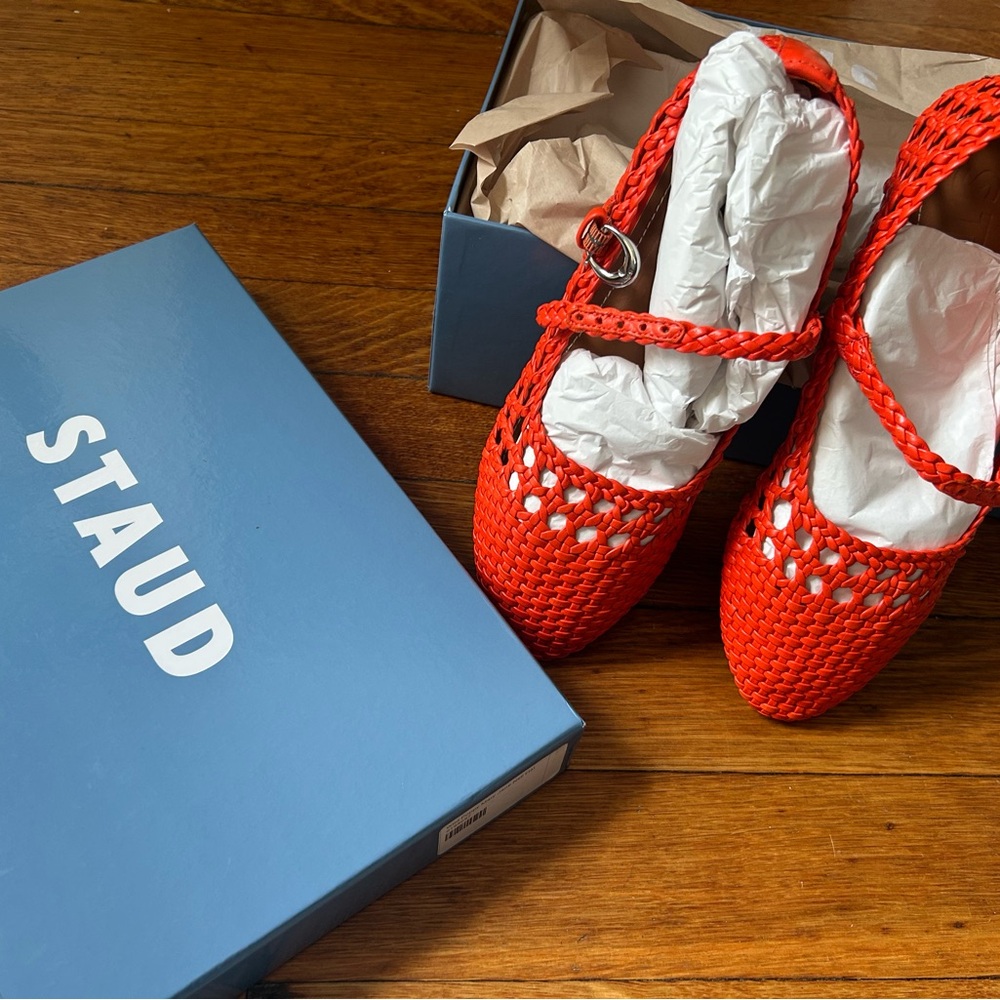 STAUD Wild Poppy Mary Jane Flats - Picture 2 of 4